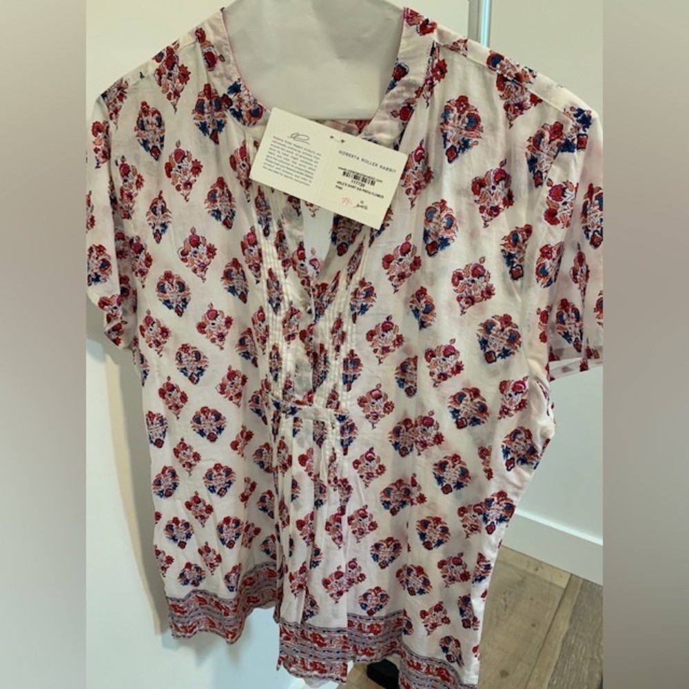 Roberta Roller Rabbit - Arles Shirt- Praia Flower